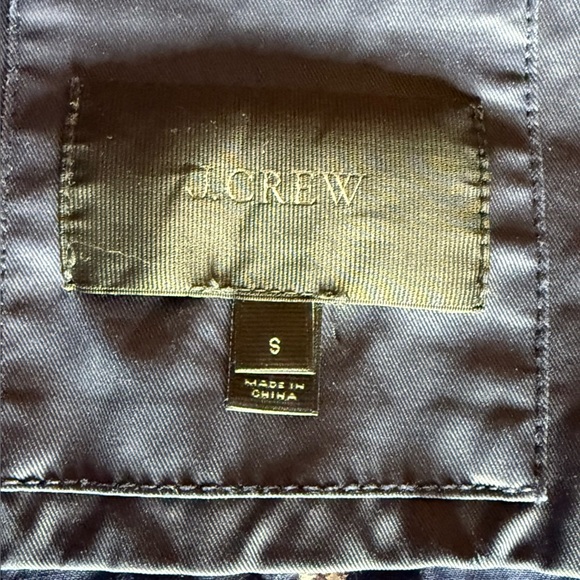 J. Crew Navy Utility Jacket with Gold Buttons, size small, Fall, Spring - Picture 5 of 11